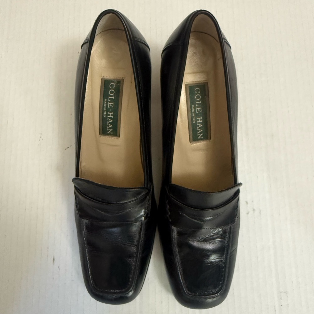 —SOLD—Cole Haan Women's Classic Black Leather Loafers